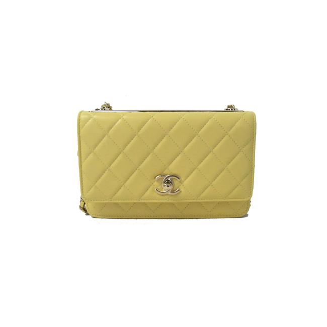 Chanel Wallet on Chain Trendy Cc Yellow Cross Body Bag 