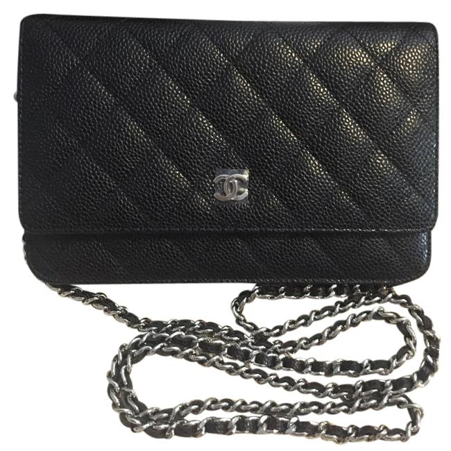 Chanel Wallet on Chain Wallet On Chain Woc Black Caviar Cross Body Bag 