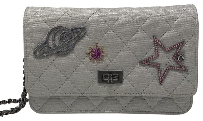 Chanel Wallet on Chain Woc Astronaut Limited Edition Silver Cross Body Bag 
