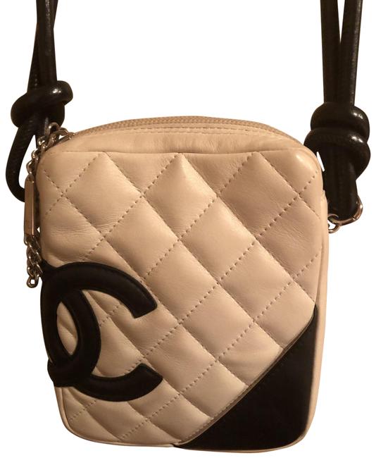 Chanel White Cabon Ligne Cross Body Bag 