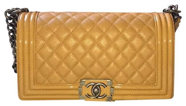 Chanel A67086 Y10948 Camel Leather Cross Body Bag 