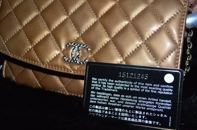 Chanel Bag Lowest Price! Gold Cross Body Bag 