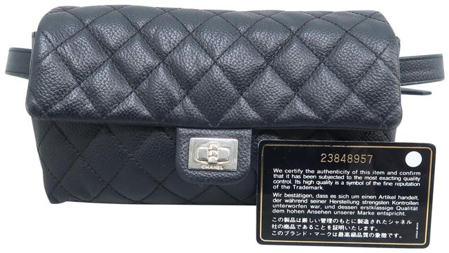 Chanel Belt Black Caviar Cross Body Bag 
