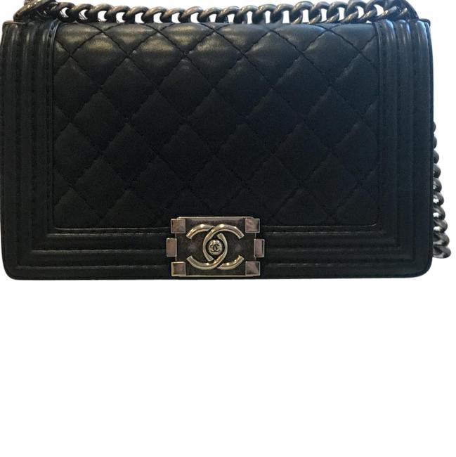 Chanel Boy Calfskin Leather Cross Body Bag 