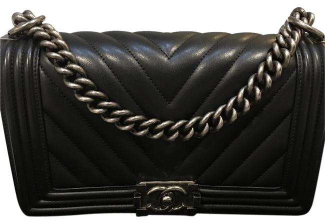 Chanel Boy Le Black Cross Body Bag 