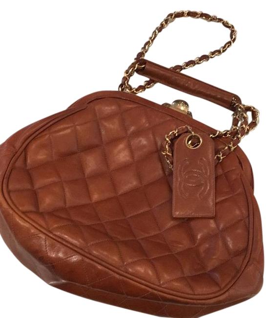Chanel Brown Leather Cross Body Bag 