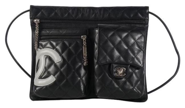 Chanel Cambon Black Cross Body Bag 