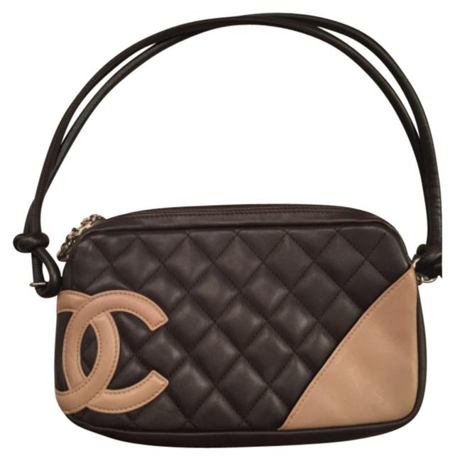 Chanel Pochette Brown Cambon Leather Cross Body Bag 