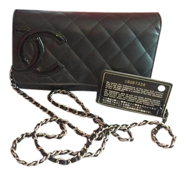 Chanel Cambon Woc Black Calfskin Cross Body Bag 