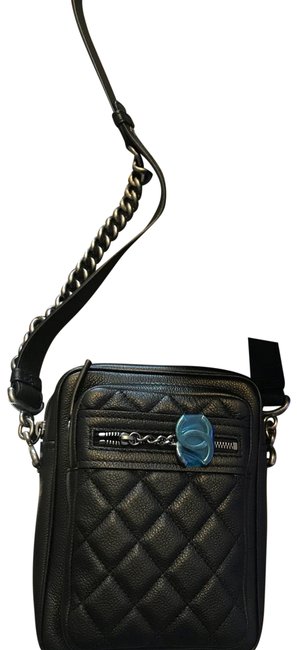 Chanel Camera Case Black Caviar Cross Body Bag 