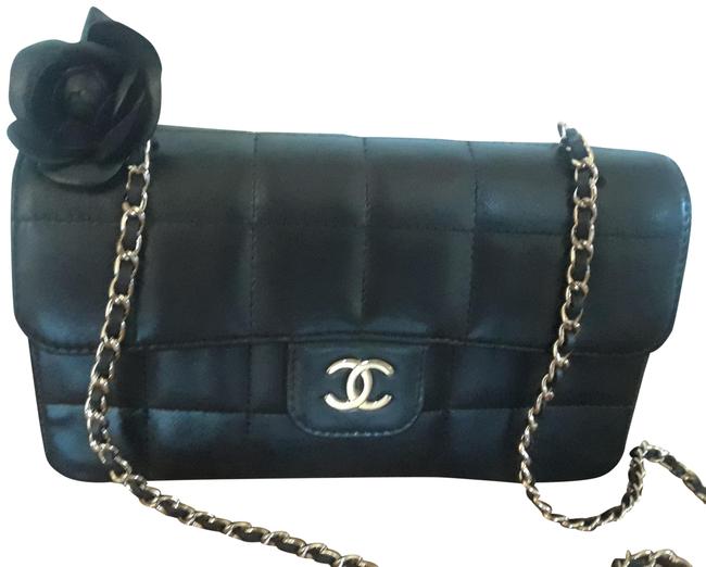 Chanel Camera Mini Black Leather Cross Body Bag 