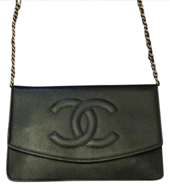 Chanel Caviar Wallet On A Chain Leather Cross Body Bag 