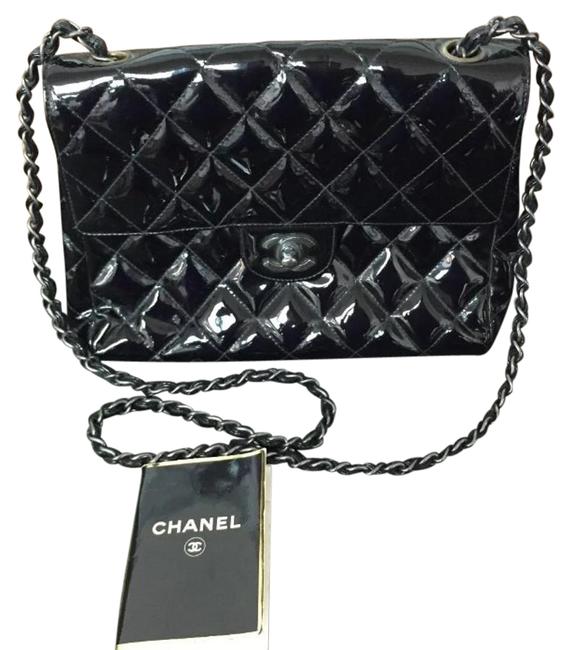Chanel Classic Cc Flap Small Patent Cross Body Bag 