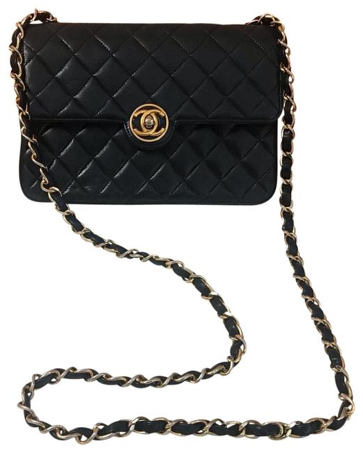 Chanel Classic Flap Leather Cross Body Bag 