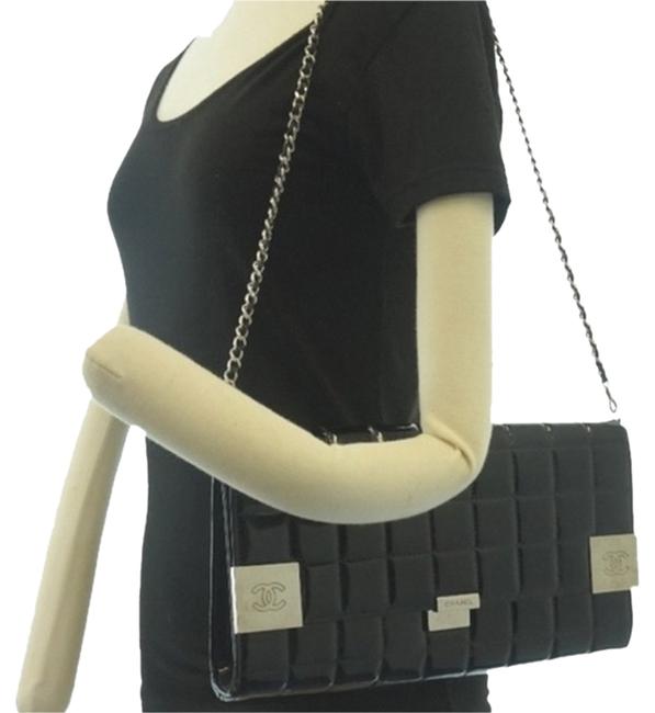 Chanel Clutch Timeless Patent Leather Cross Body Bag 