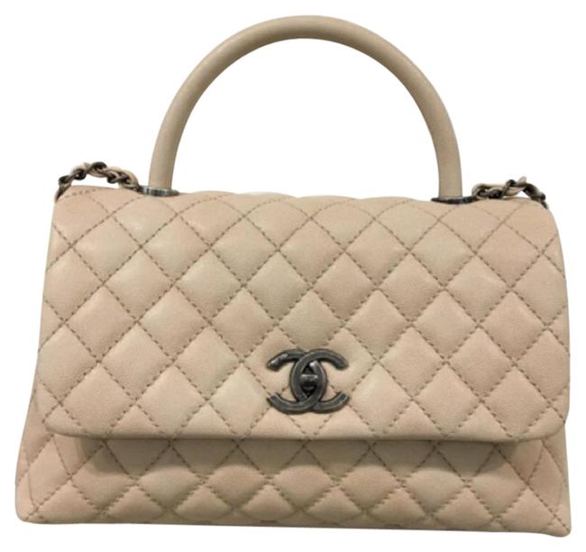 Chanel Coco Bone Caviar Cross Body Bag 
