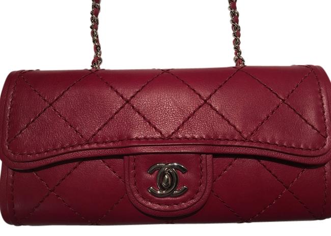Chanel Flapbag Red Leather Cross Body Bag 
