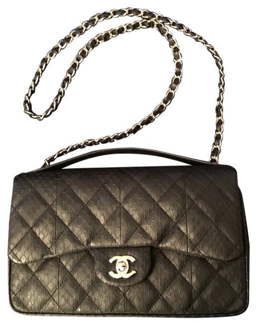 Chanel Flapbag Snakeskin Watersnake Cross Body Bag 