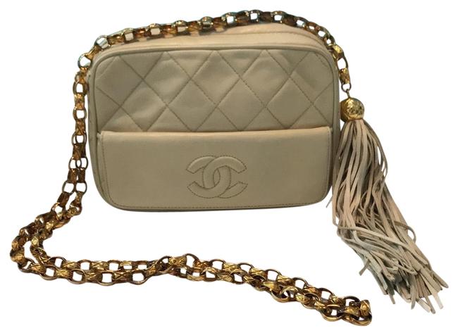 Chanel Ivory Cross Body Bag 
