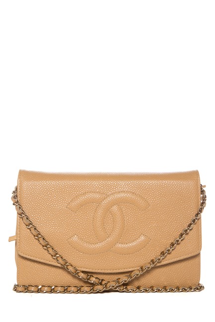 Chanel Leather Timeless Wallet Cross Body Bag 