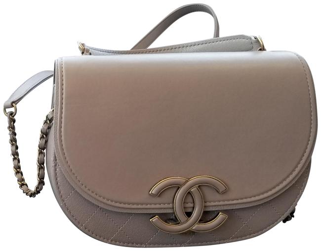 Chanel Mauve Lambskin Leather Cross Body Bag 