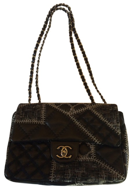 Chanel Messenger Lambskin Tweed Cross Body Bag 