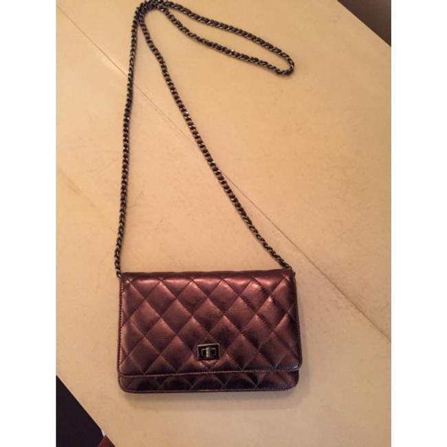 Chanel Metallic Bronze Cross Body Bag 
