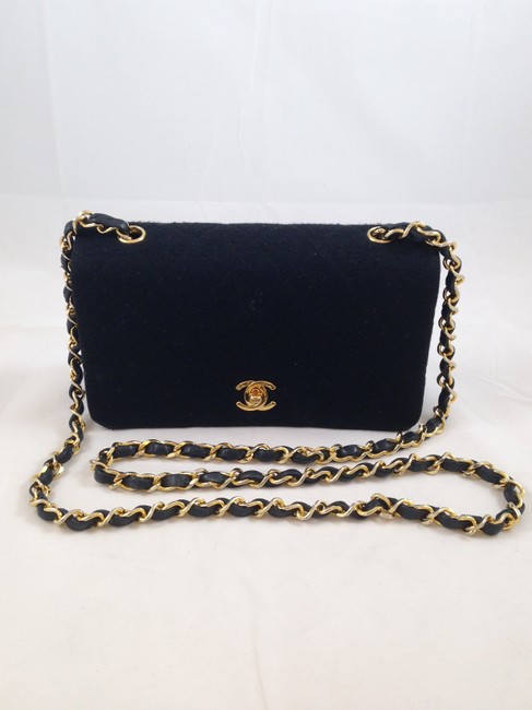 Chanel Mini Classic Black Cross Body Bag 