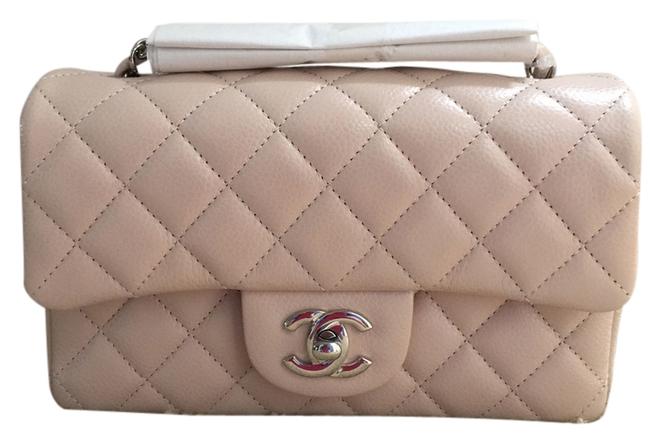 Chanel Mini Light Pink Caviar Cross Body Bag 