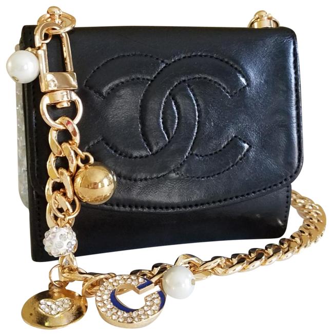 Chanel Mini Matelasse Woc Black Cross Body Bag 