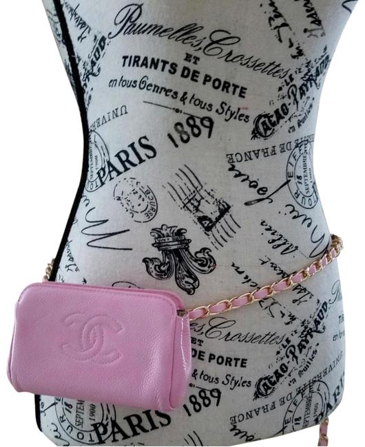 Chanel Mini Waist Crossbody Caviar Matelasse Pink Cross Body Bag 