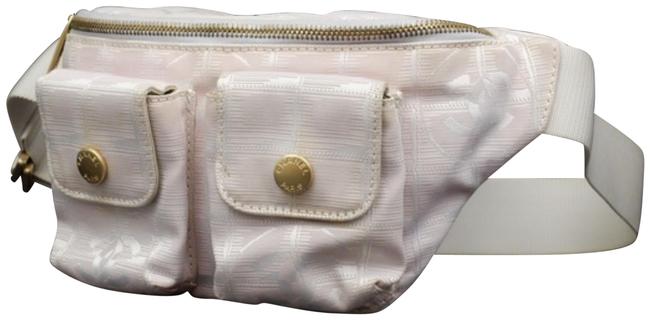 Chanel Belt New Line Fanny Pack Waist Pouch 232758 Pink Nylon Cross Body Bag 