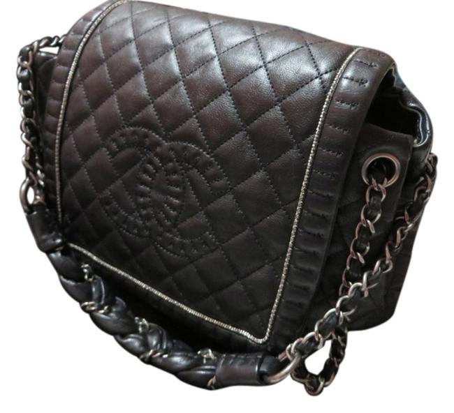 Chanel Quilted Black Cross Body Bag 