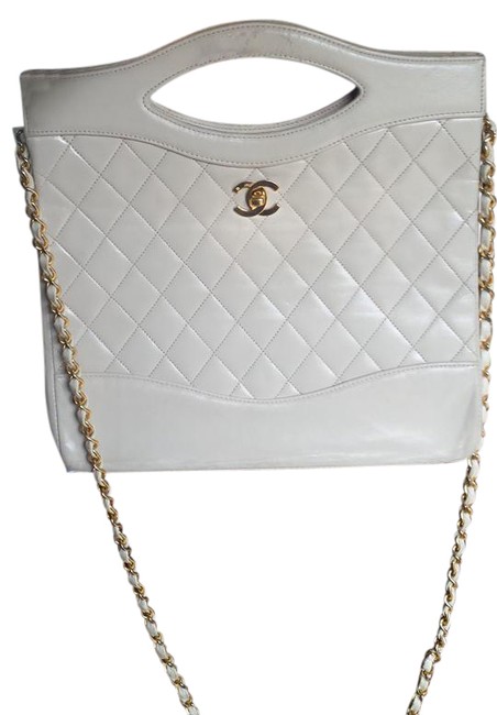 Chanel Quilted Tote Cross Body Bag 