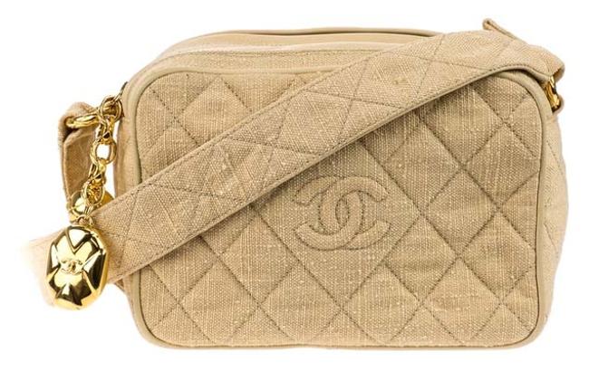 Chanel Raffia Cross Body Bag 