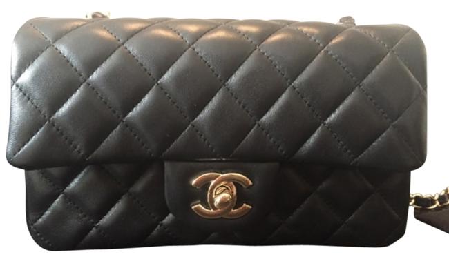 Chanel Rectangular Mini Flap Lambskin Cross Body Bag 
