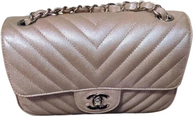 Chanel Rectangular Mini Iridescent Caviar Cross Body Bag 