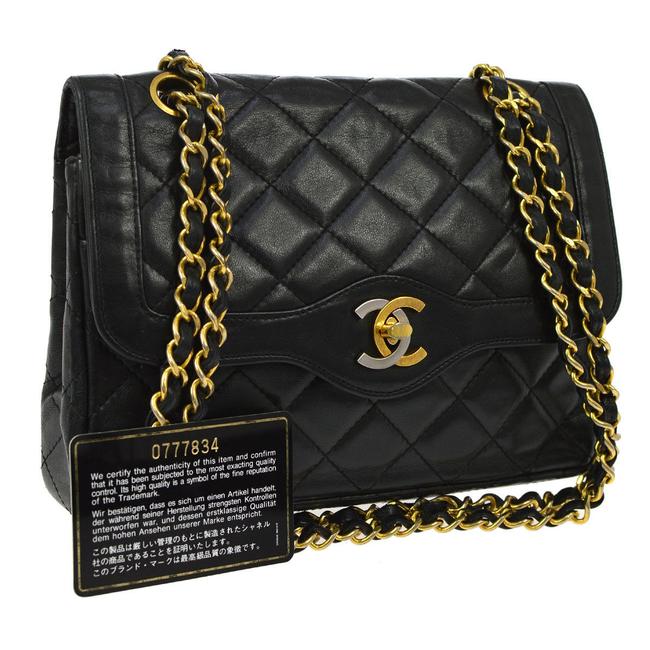 Chanel Shoulder Sale Black Leather Cross Body Bag 