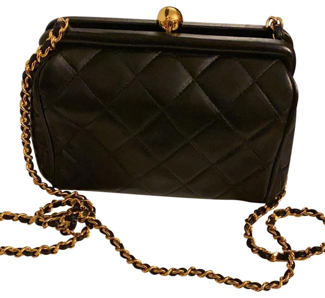 Chanel Shoulder New Lambskin Leather Cross Body Bag 