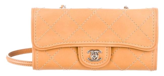 Chanel Tan Leather Cross Body Bag 
