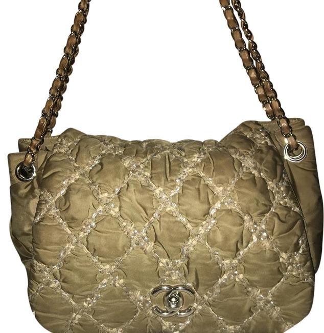 Chanel Shoulder Tweed Nylon Cross Body Bag 