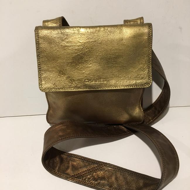 Chanel Vintage Leather Cross Body Bag 