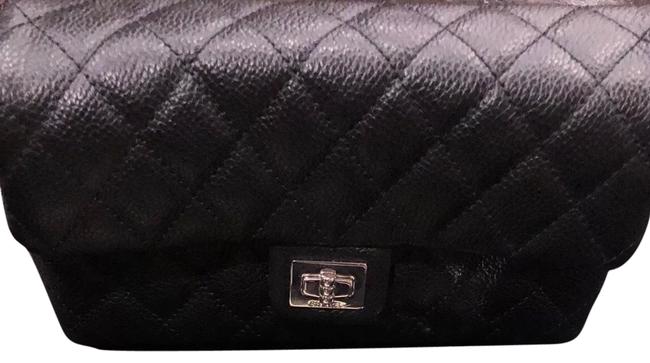 Chanel Waist Bum Mint Black with Silver Hardware Caviar Leather Cross Body Bag 