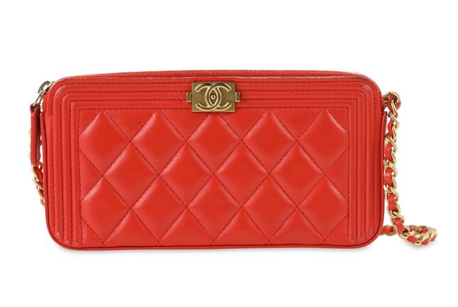 Chanel Wallet on Chain Double Zip Crossbody Bag 