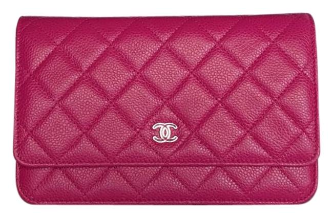 Chanel Woc Fuchsia Cross Body Bag 