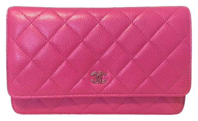 Chanel Limited Woc Pink Caviar Cross Body Bag 