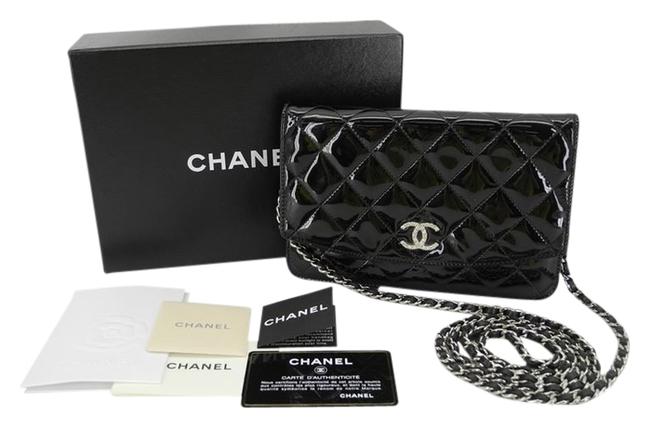 Chanel Wallet on Chain Patent Leather Brilliant Woc Cross Body Bag 