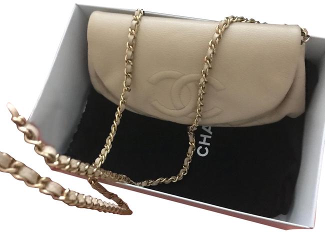 Chanel Wallet on Chain Timeless Nude Lambskin Leather Cross Body Bag 