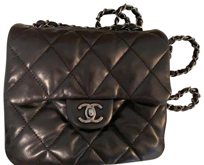 Chanel Zippy Padded Lambskin Leather Cross Body Bag 