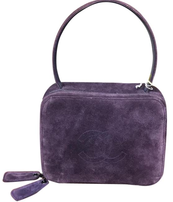 Chanel Amethyst Suede Satchel 